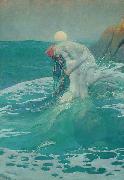Howard Pyle The Mermaid Sweden oil painting artist